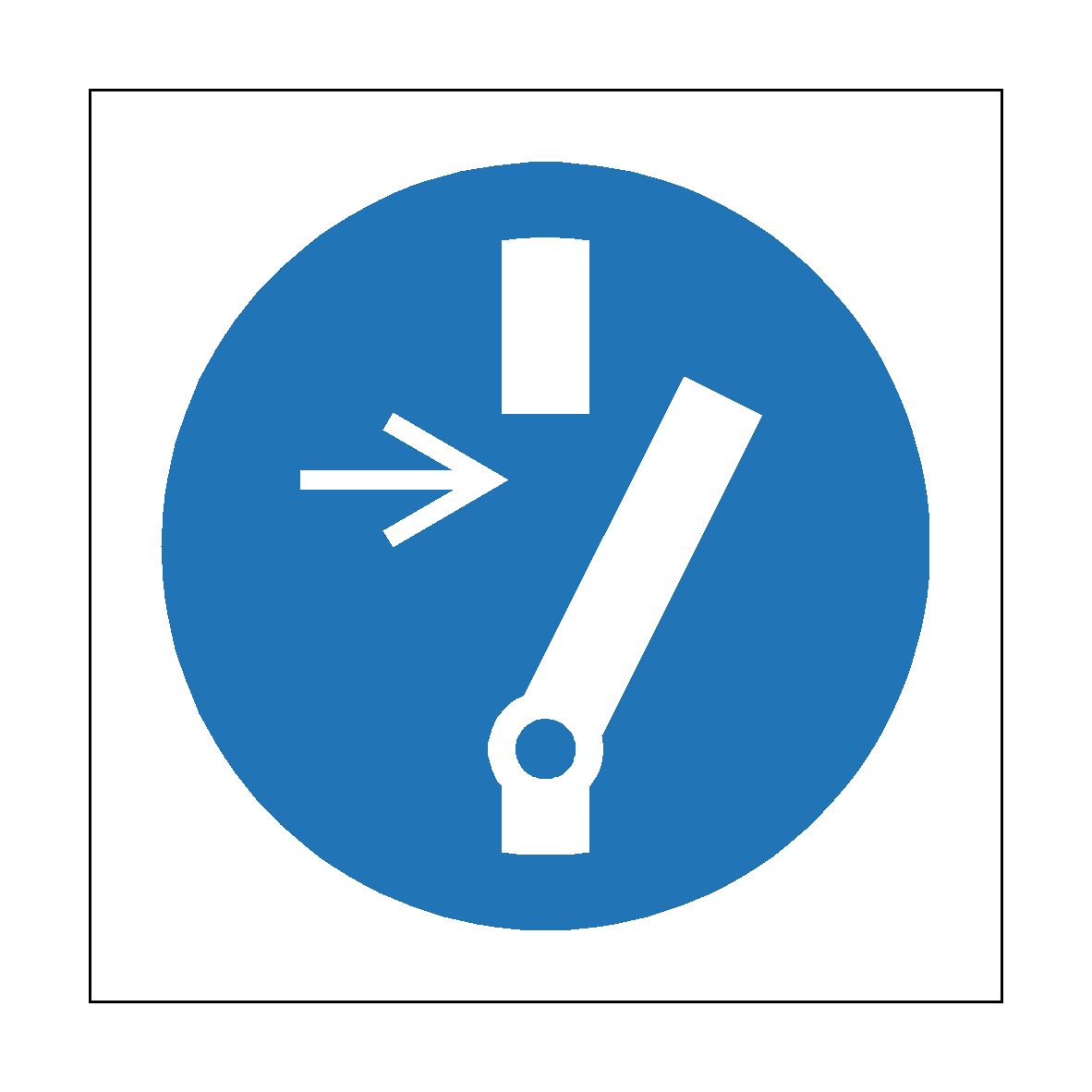 Disconnect Before Repair safety label