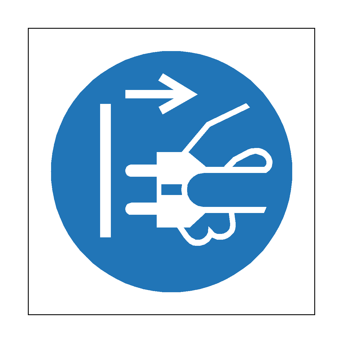 Disconnect Plug safety label