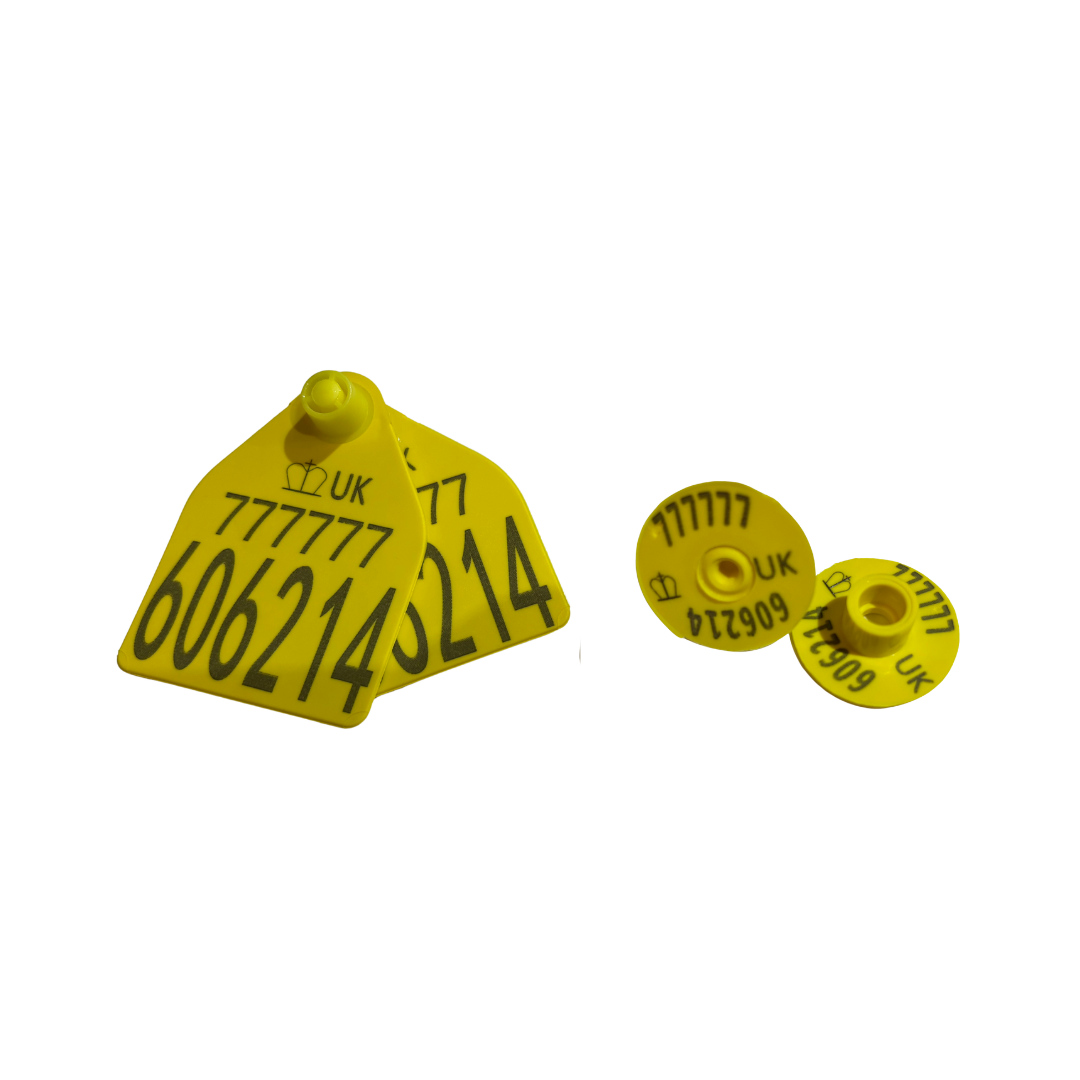 Cattle Ear Tags - Neoflex TPS Flag + Button