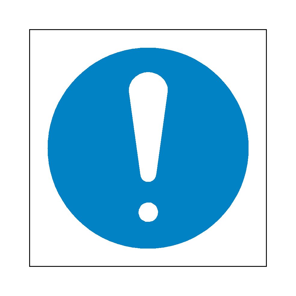 General Mandatory safety label