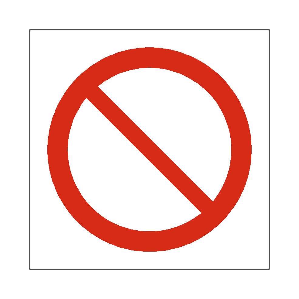 General Prohibition safety label