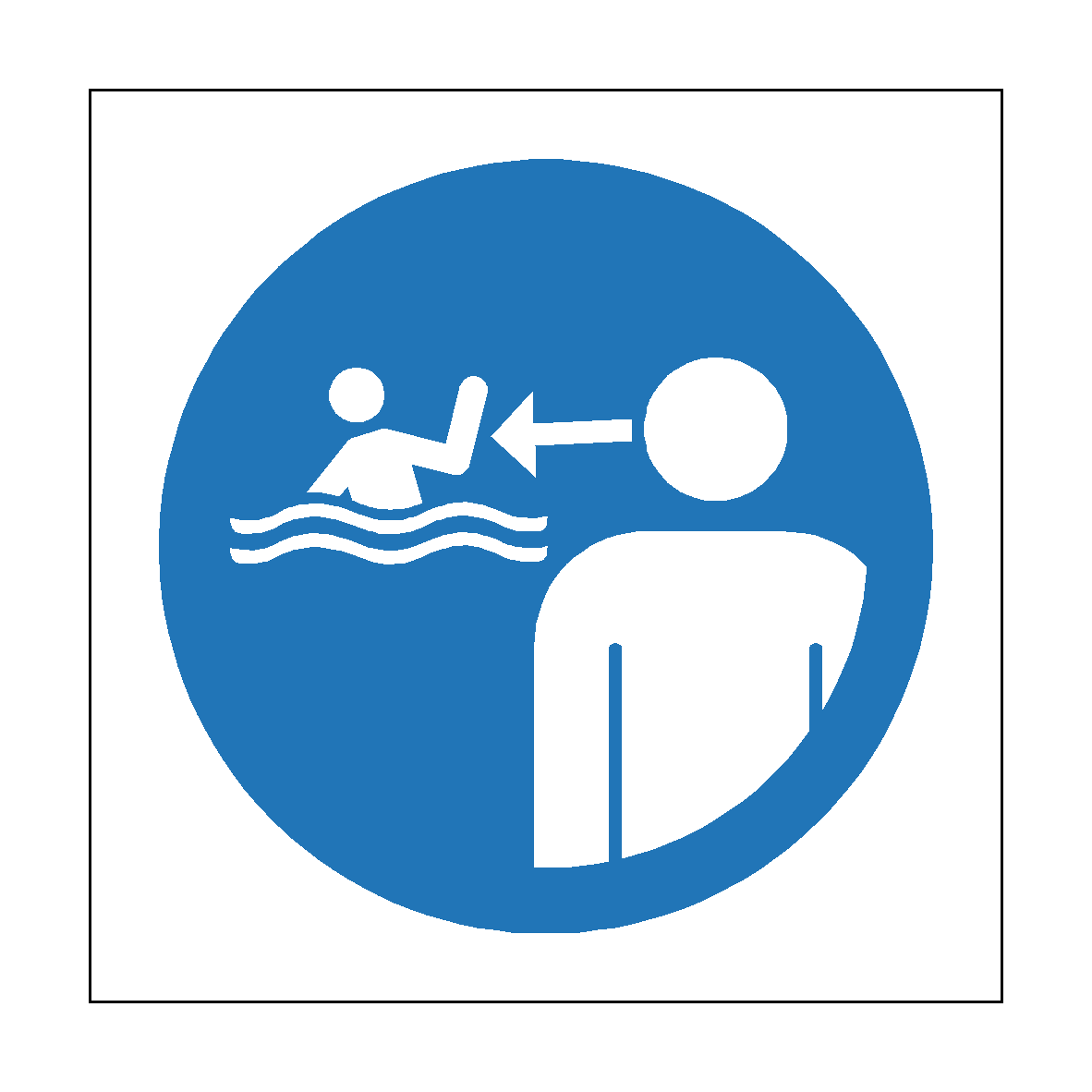 Keep Children Under Supervision in Aquatic Environment safety label