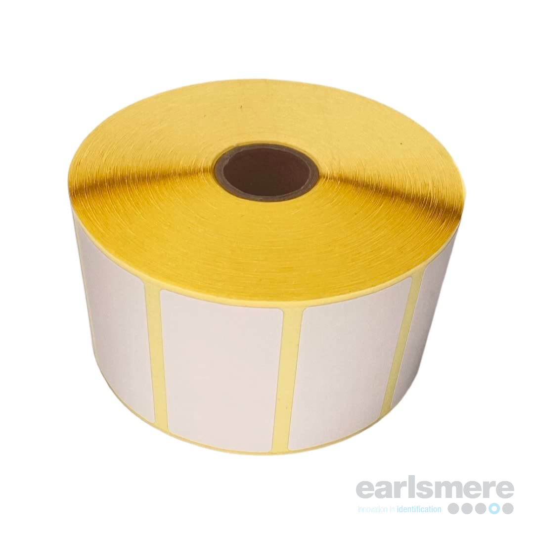 31mm x 57mm White Direct Thermal Labels, Paper, Permanent Adhesive