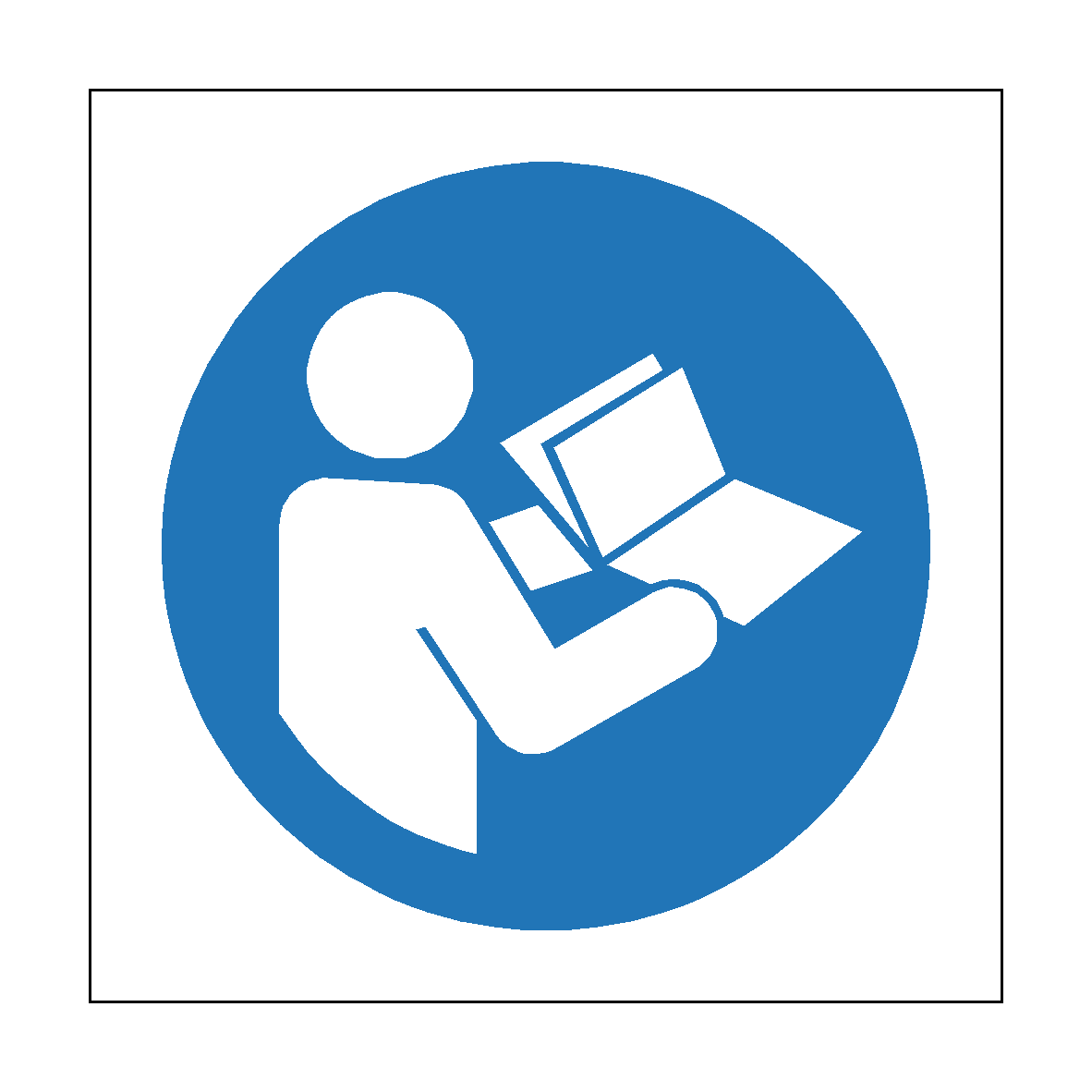 Refer to Instructions safety label
