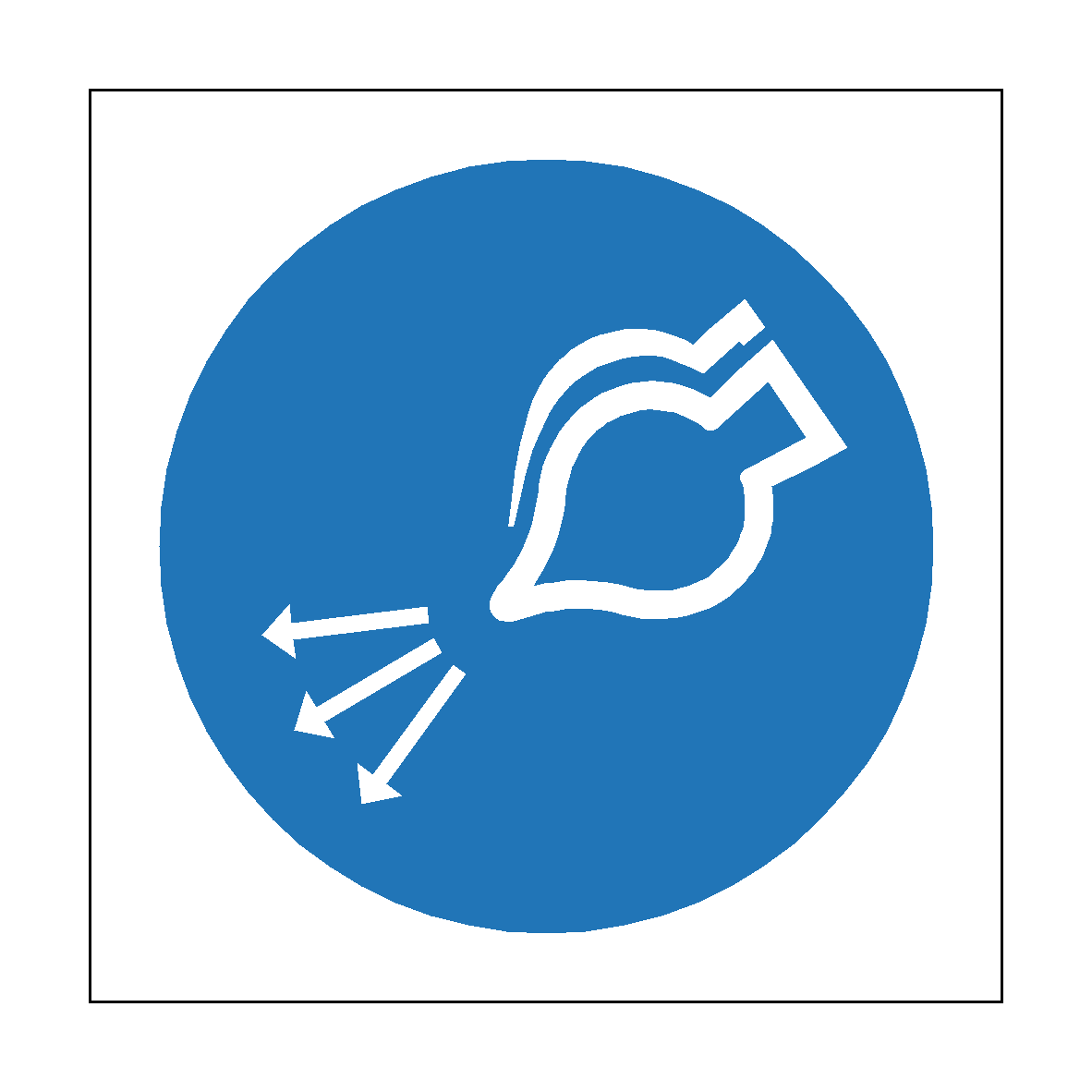 Start Air Supply in Launch Sequence safety label