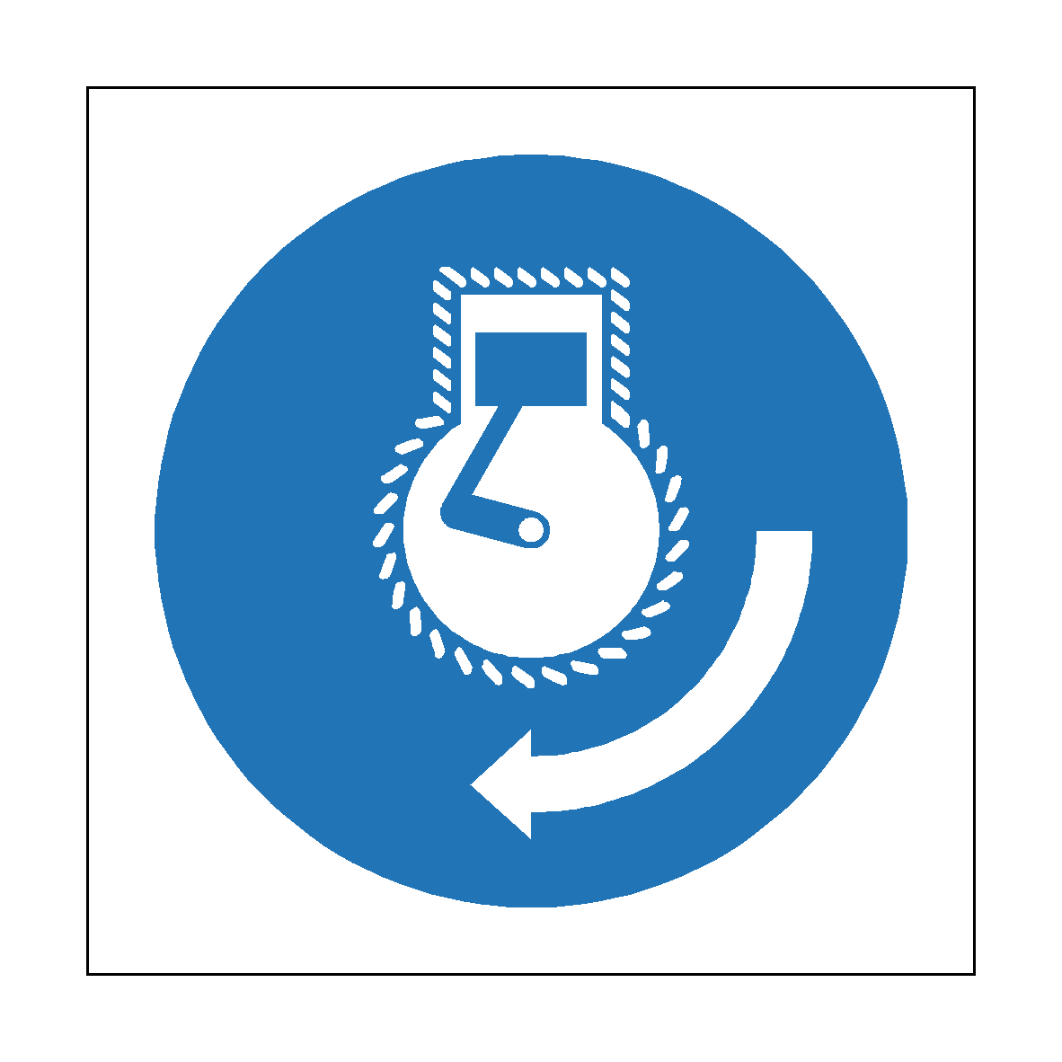 Start Engine in Launch Sequence safety label