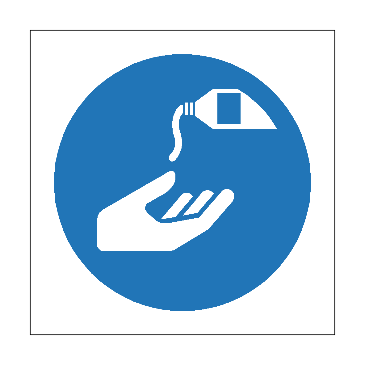Use Barrier Cream safety label