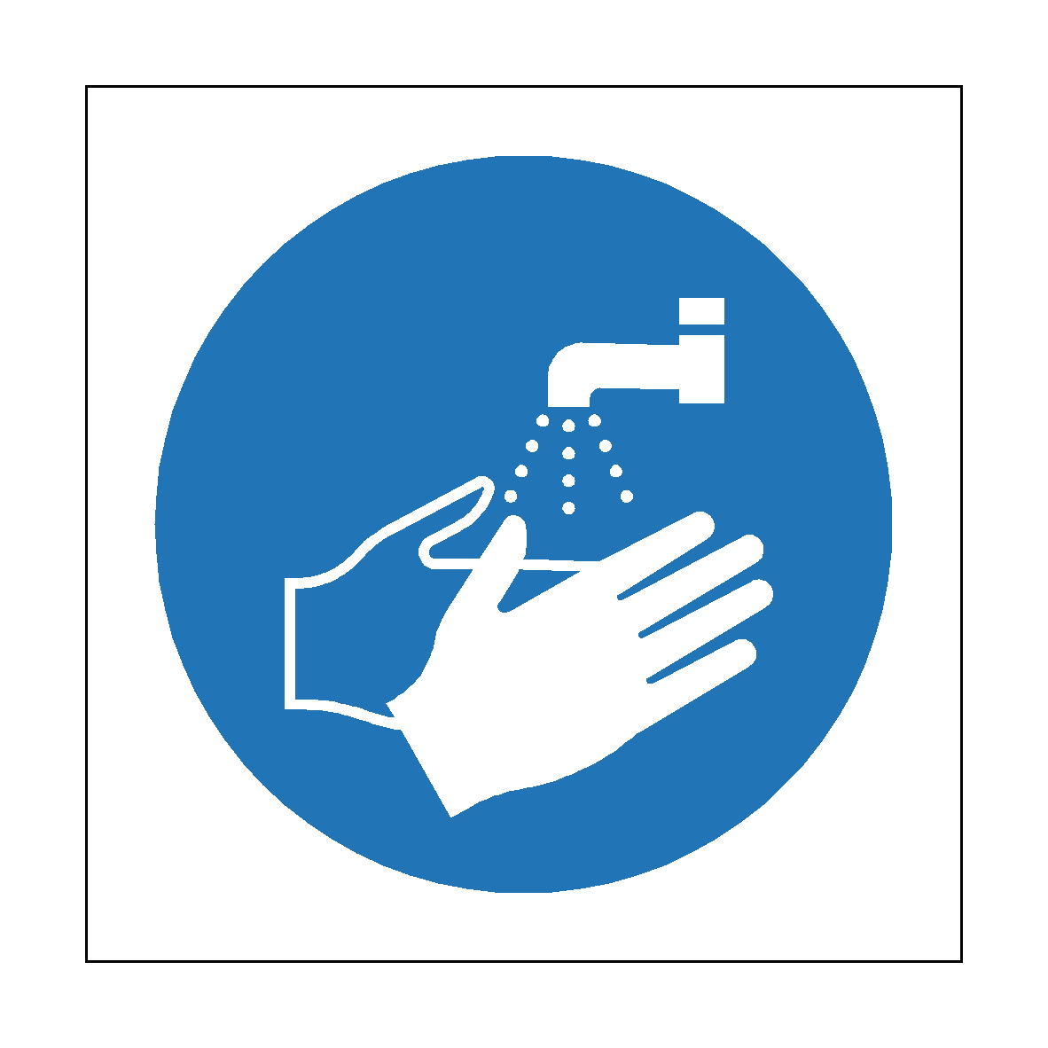 Wash Your Hands safety label