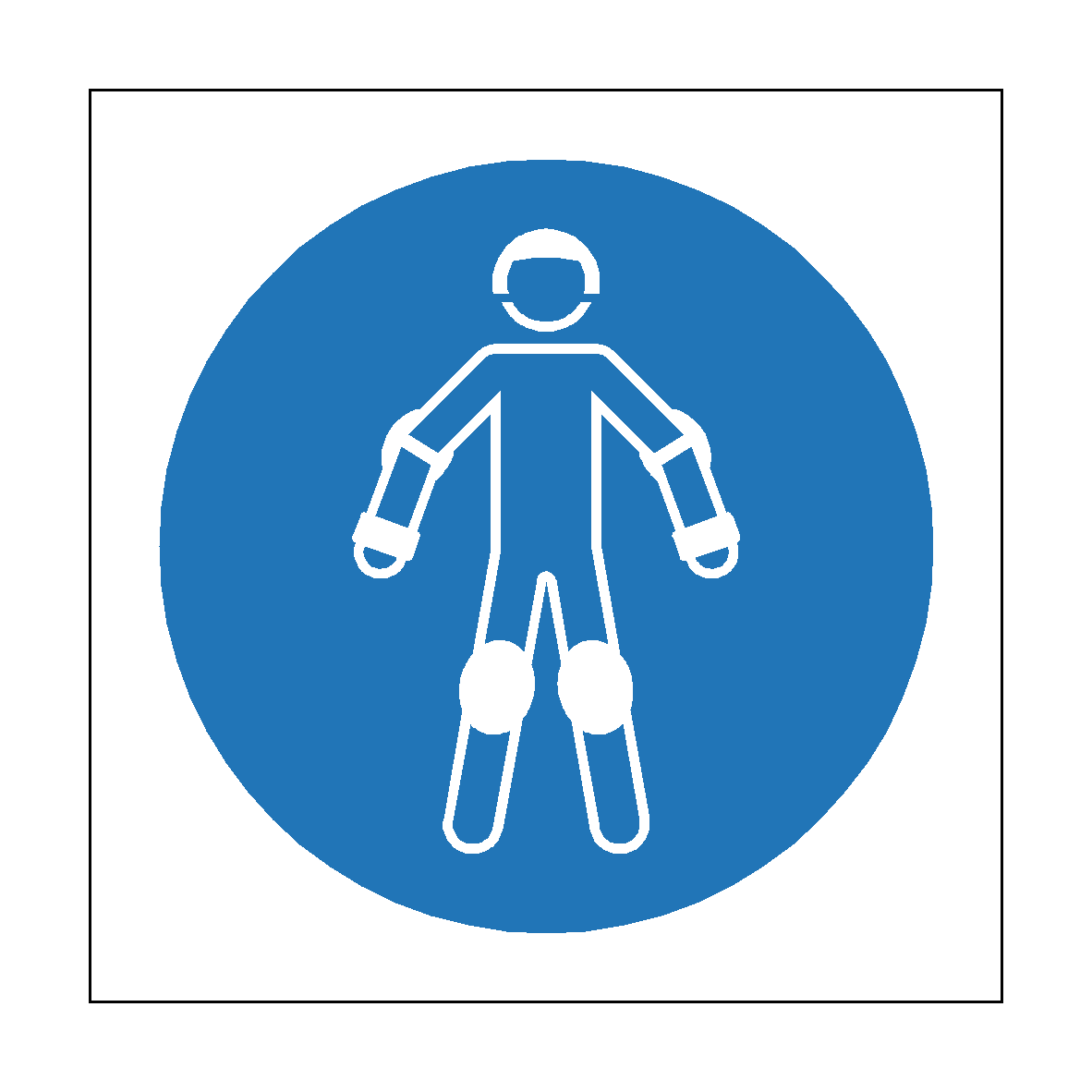 Wear Protective Roller Sport Equipment safety label