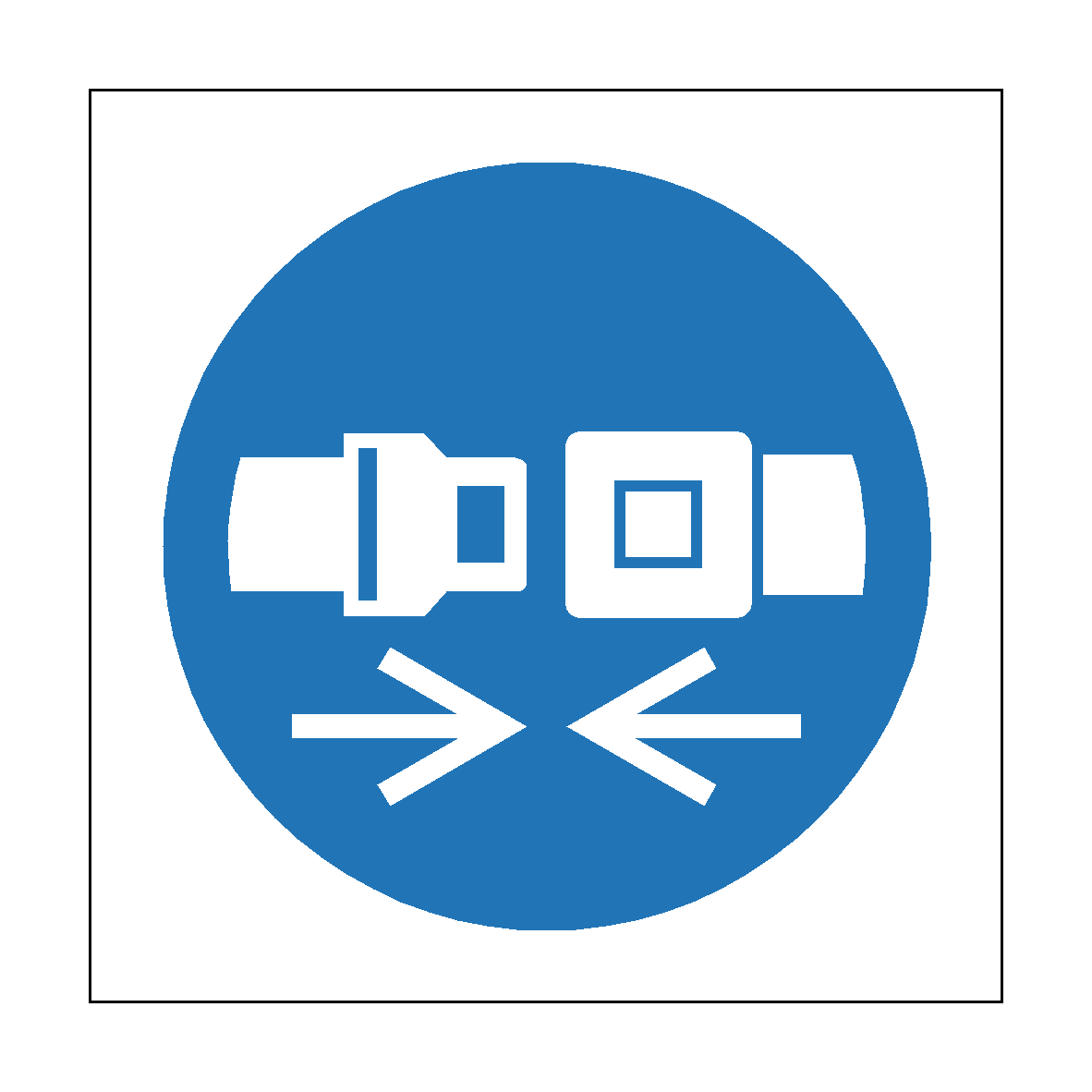 Wear Safety Belts safety label