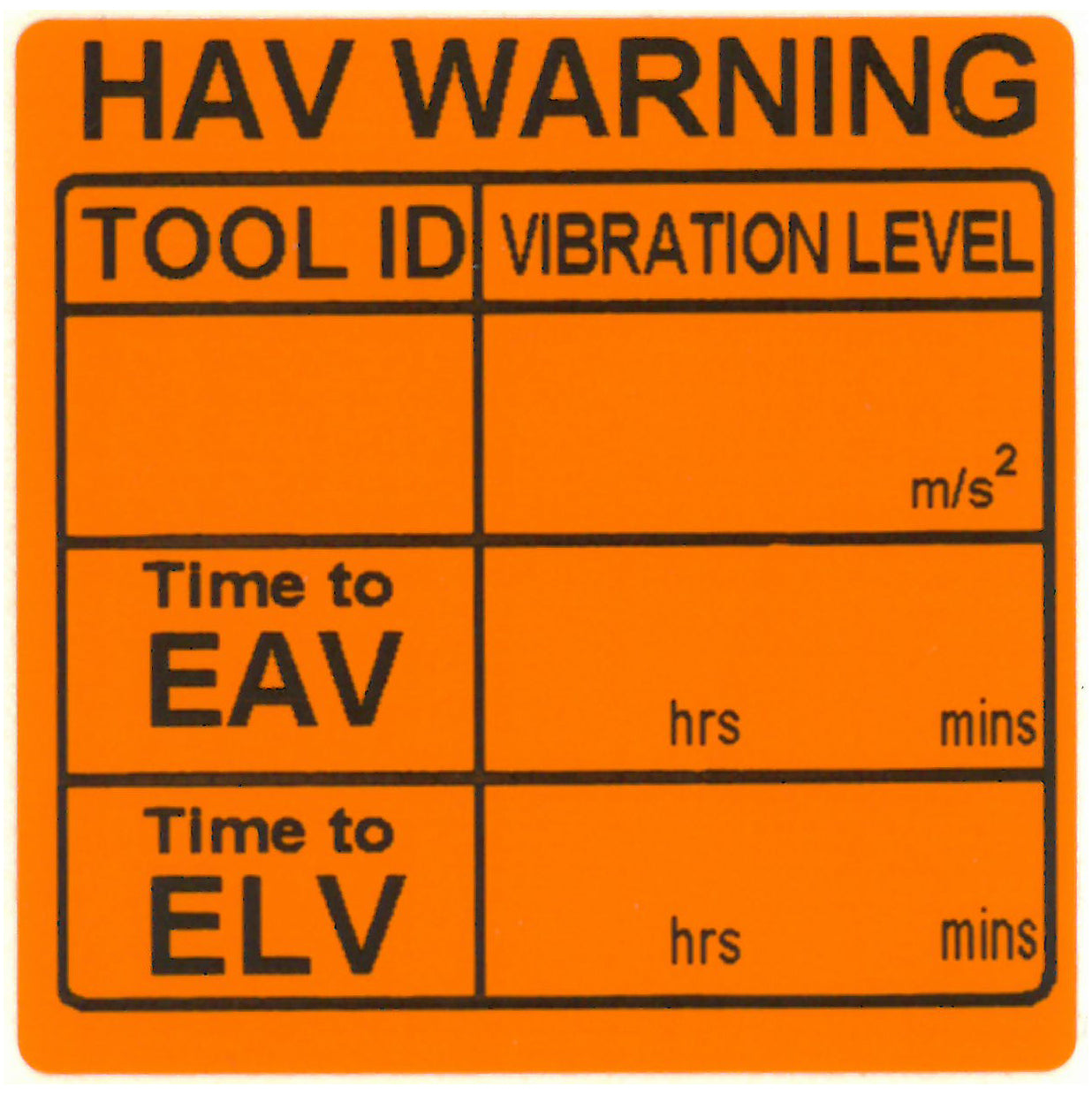 HAV Label Trigger Time