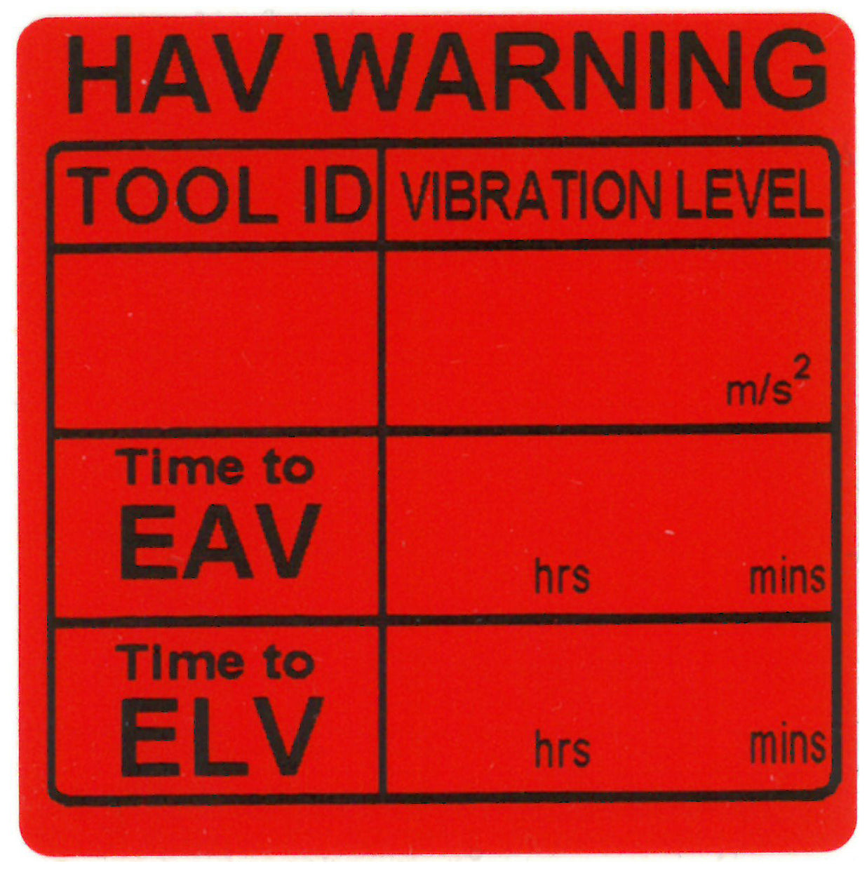 HAV Label Trigger Time
