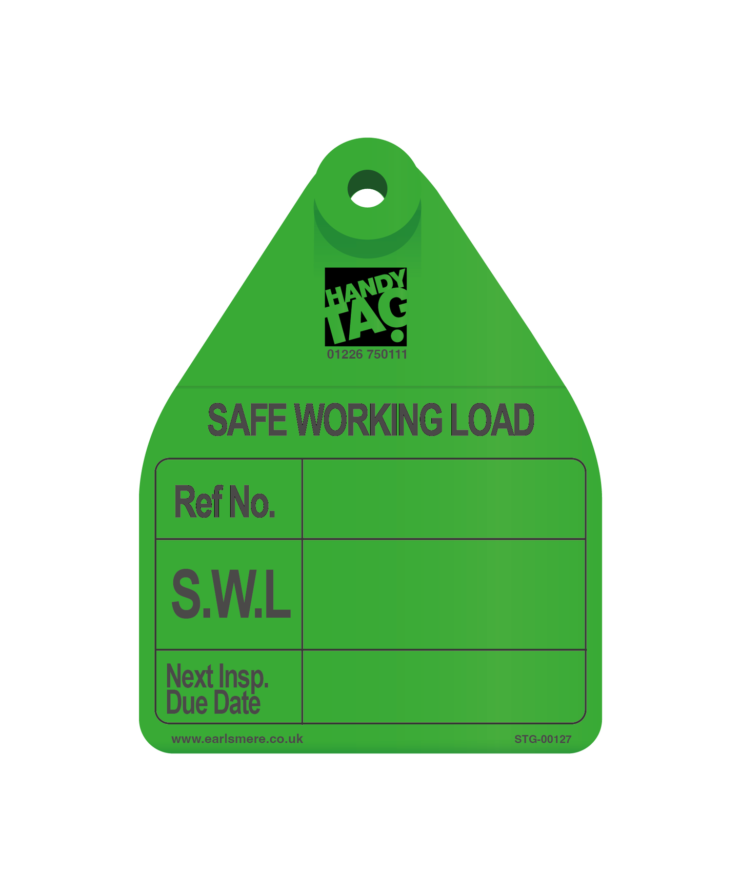 Safe Working Load Tag
