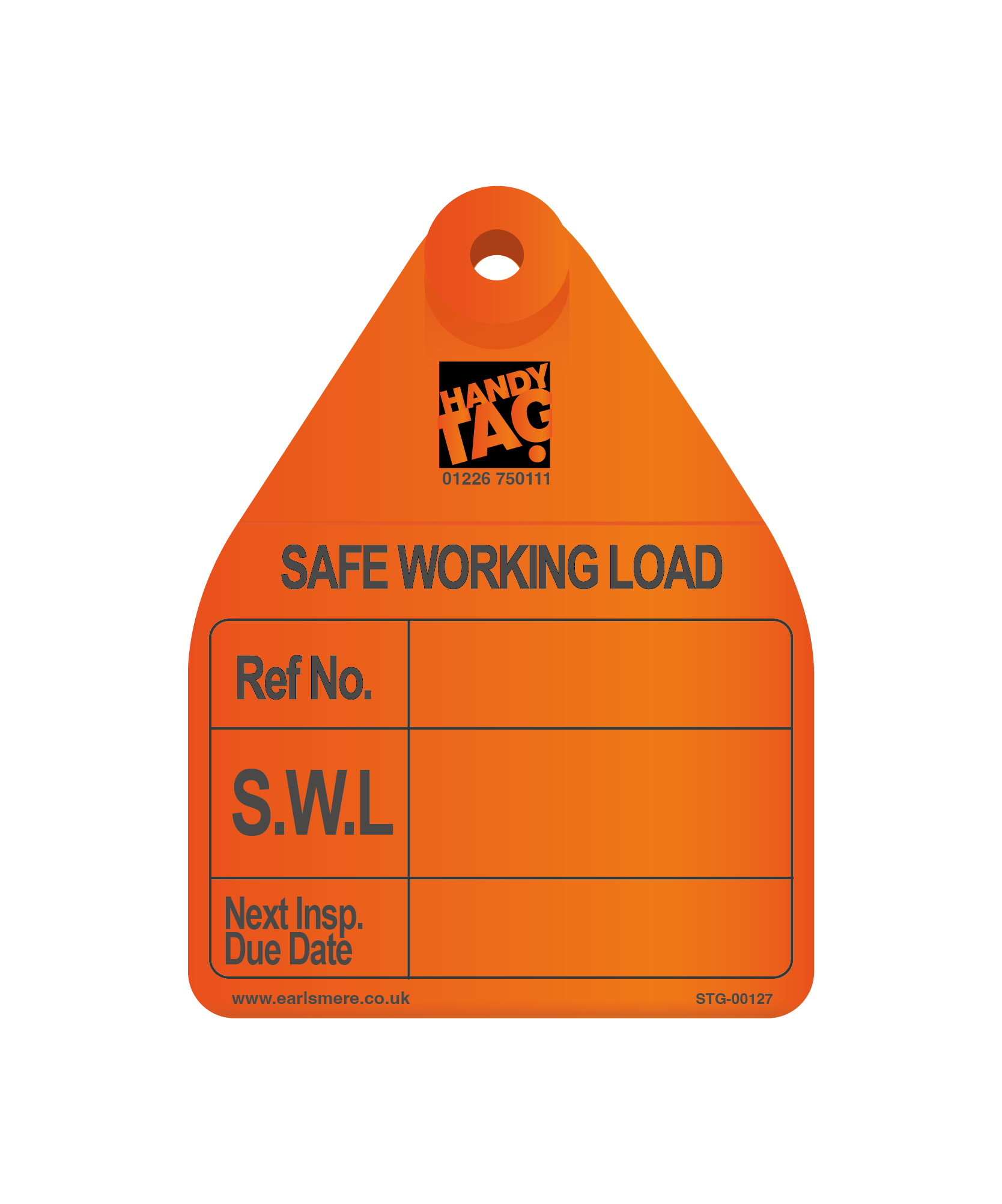 Safe Working Load Tag