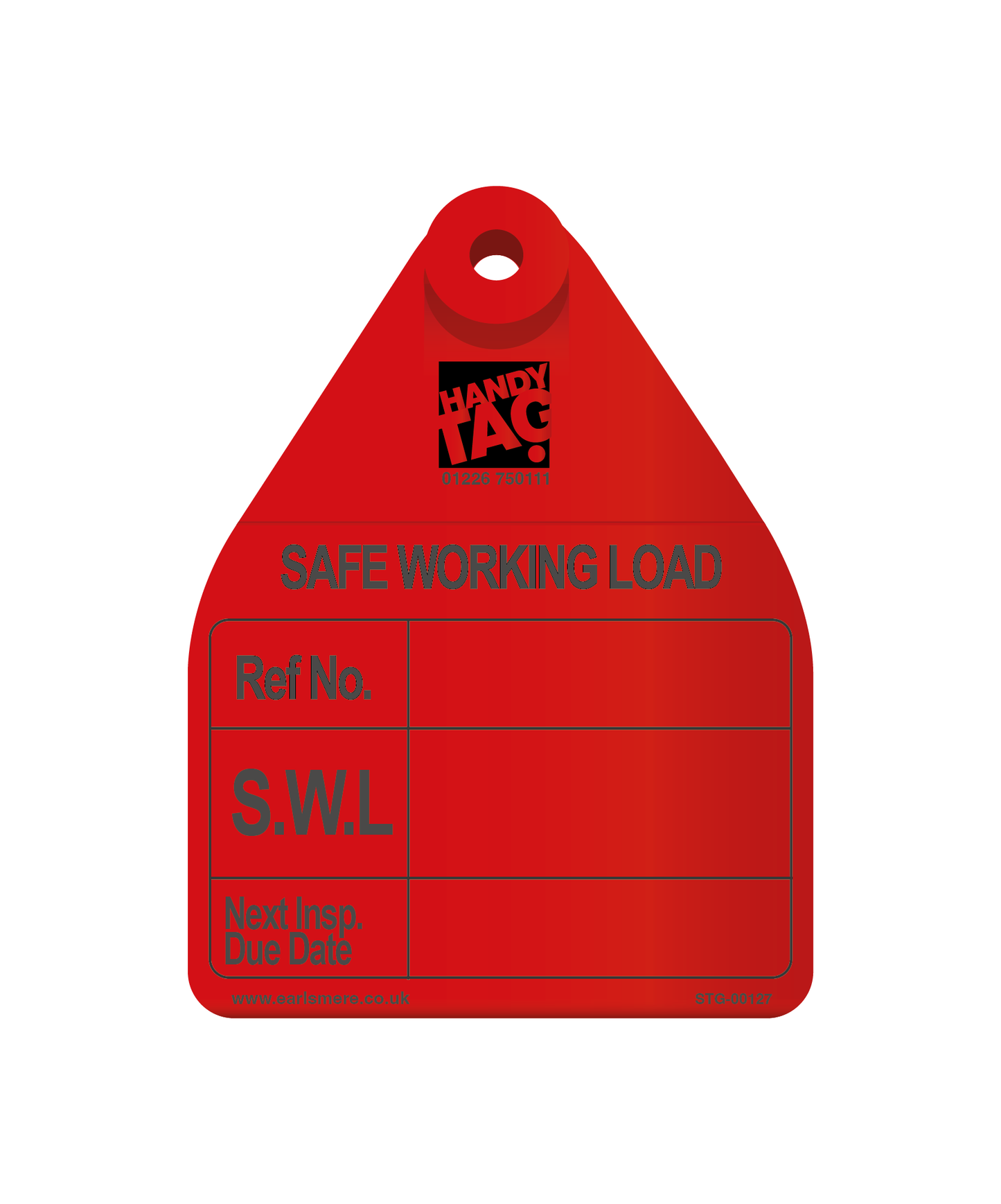 Safe Working Load Tag