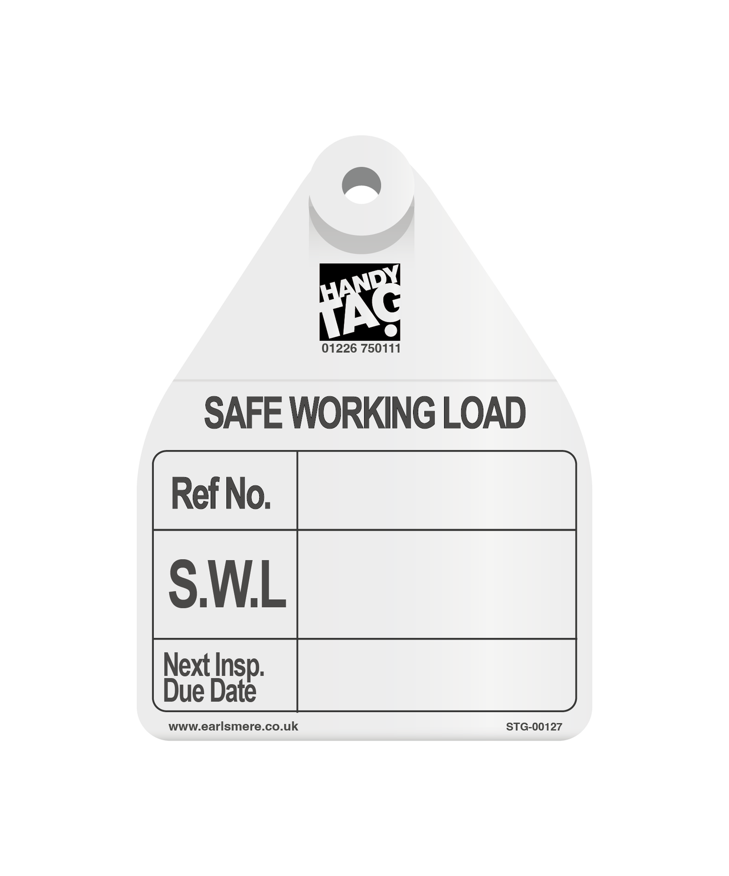 Safe Working Load Tag