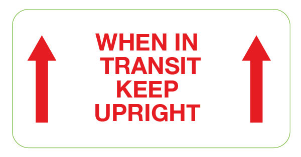 Keep Upright Labels