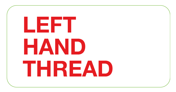 Left Hand Thread Labels