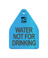 Water Not For Drinking Tag