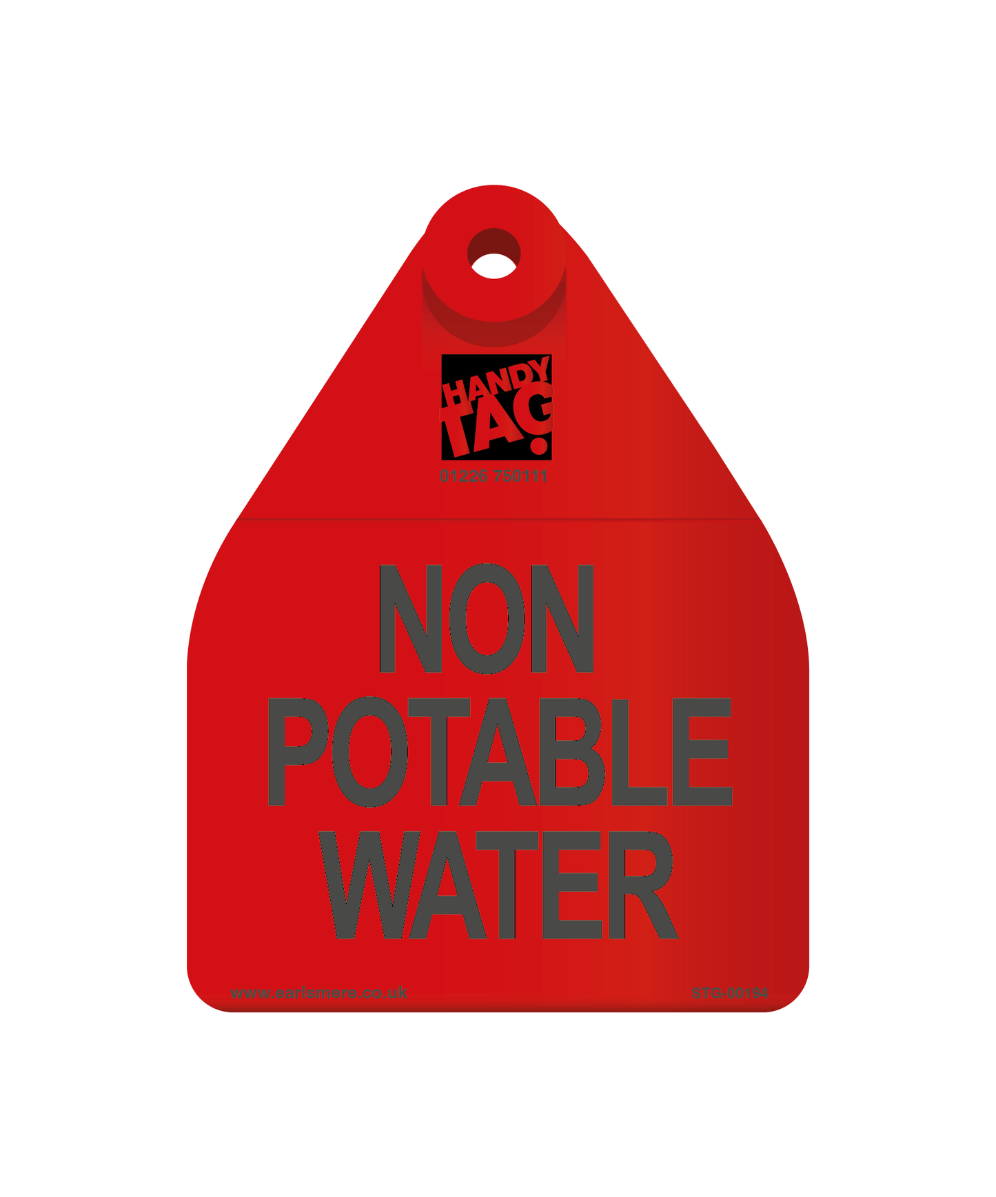 Non Potable Water Tag
