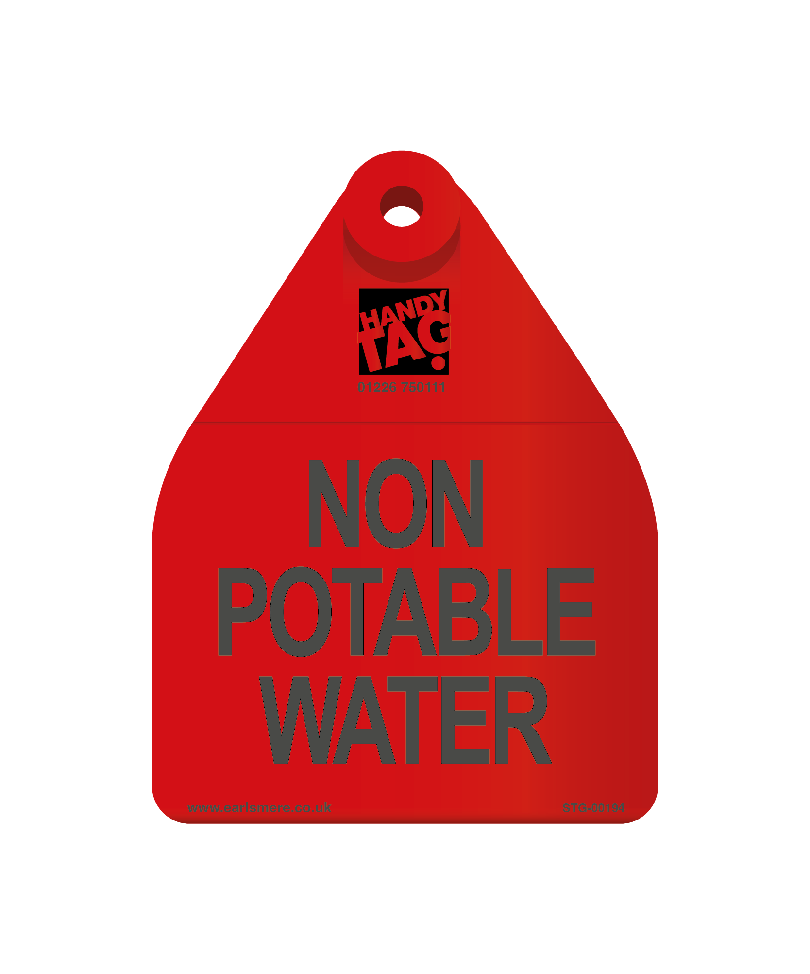 Non Potable Water Tag