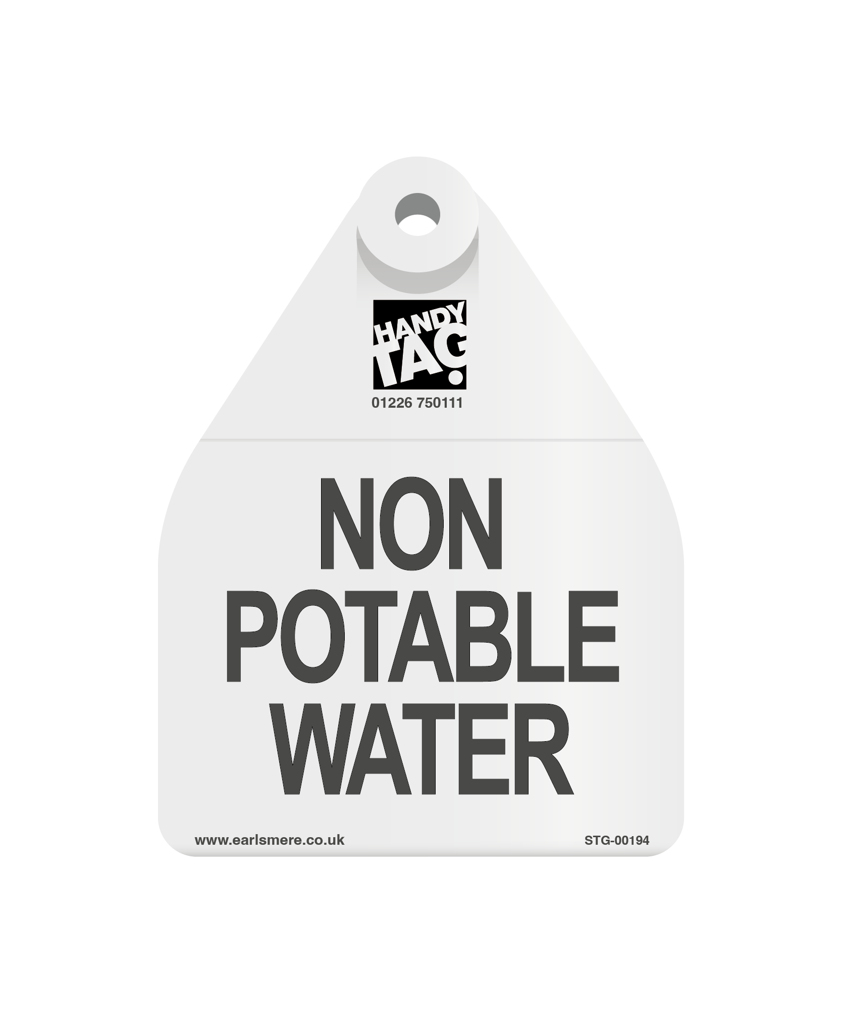 Non Potable Water Tag