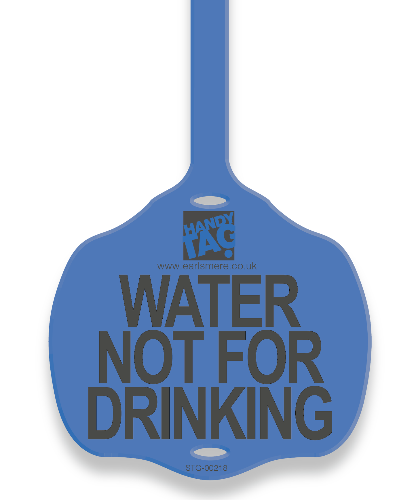 Water Not For Drinking Tag Tall