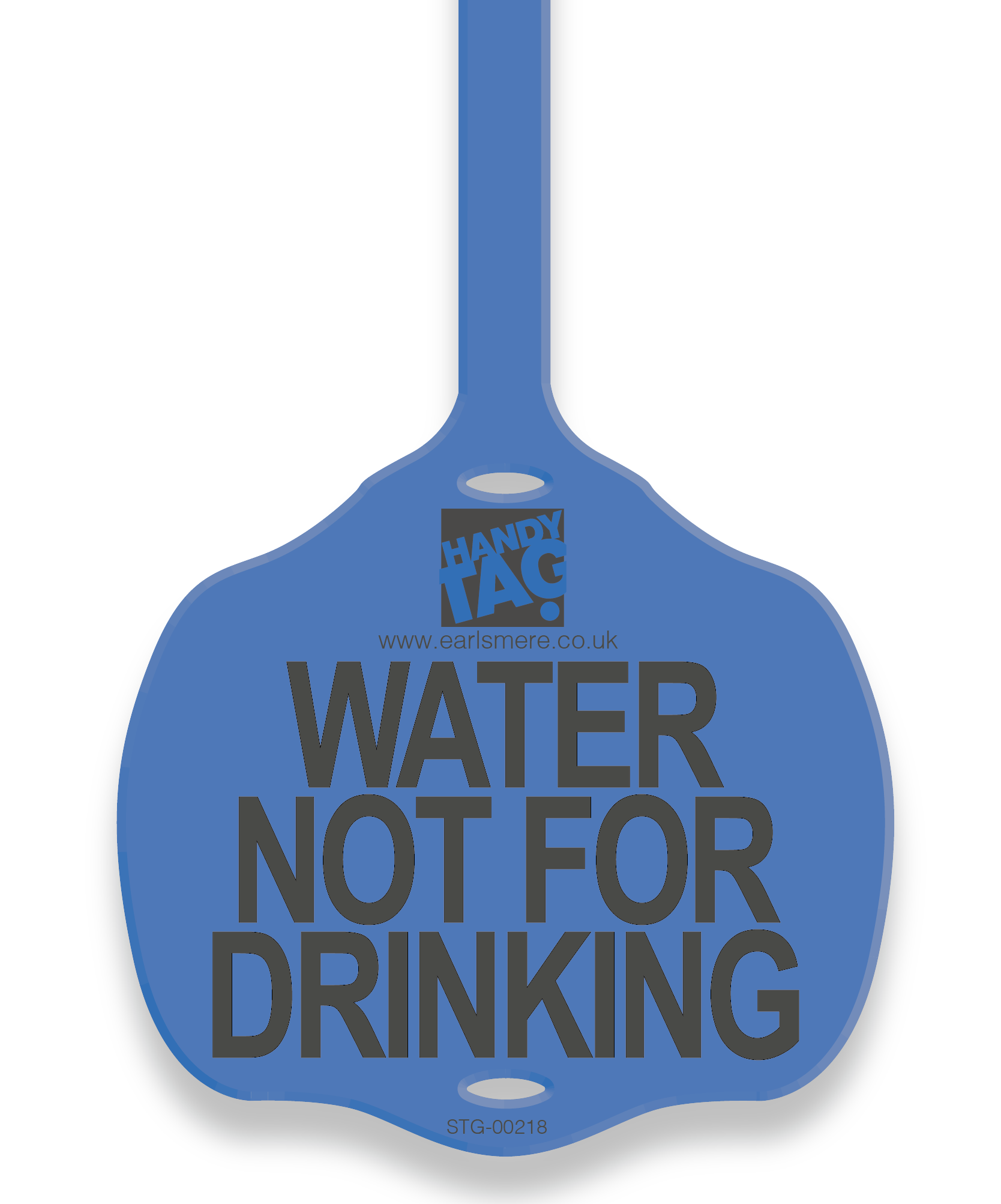 Water Not For Drinking Tag Tall