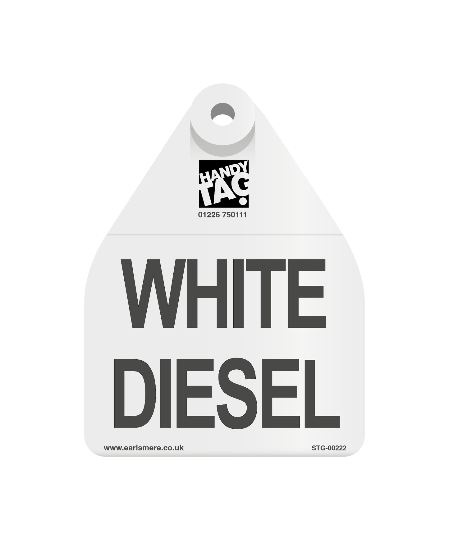 White Diesel Tag