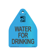 Water For Drinking Tag