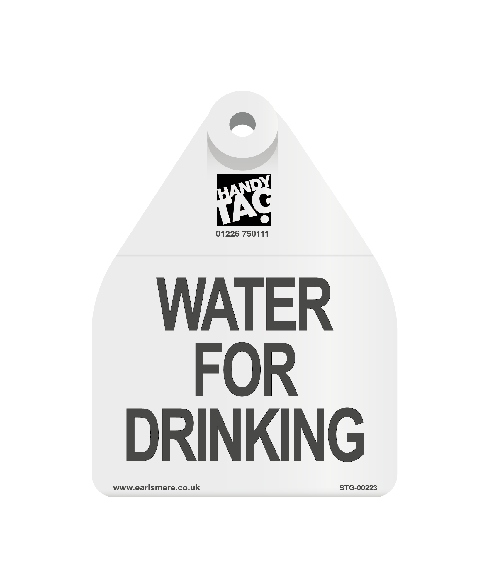 Water For Drinking Tag