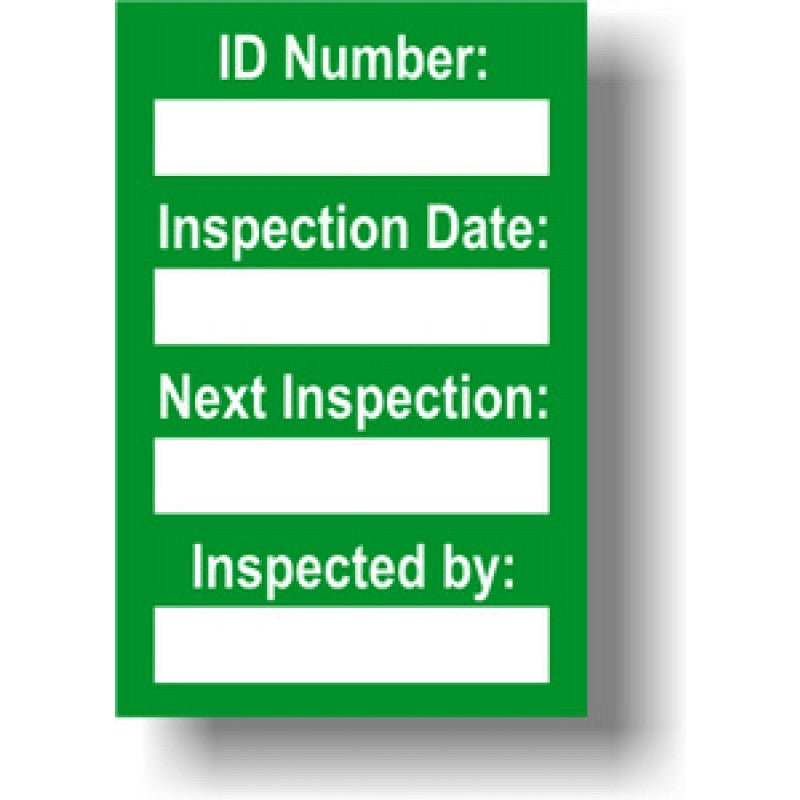 Harness Inspection Inserts (Pack of 20)