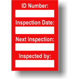 Harness Inspection Inserts (Pack of 20)