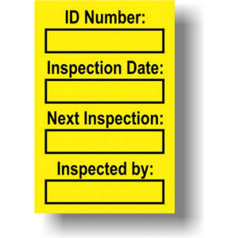 Harness Inspection Inserts (Pack of 20)