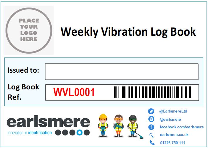 A4 Weekly Vibration Log Book (2000 Points)