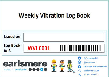 A4 Weekly Vibration Log Book (2000 Points)