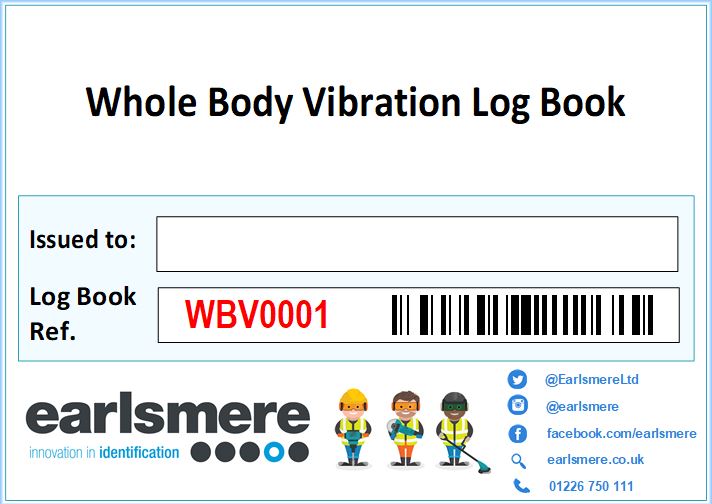 A4 Weekly Whole Body Vibration Log Book (2645 Points)
